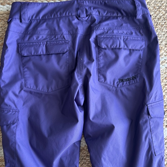 Burton DryRide Cargo Snowboarding Pants Purple - Picture 9 of 14